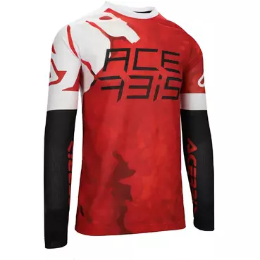 ACERBIS J-WINDY VENT WATERMARK Motocross Enduro Jersey Red White