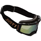 маска Moto Cross Enduro Just1 NERVE Anniversary Black Bronze Gold Mirror Lens