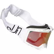маска Moto Cross Enduro Just1 NERVE Prime White Red Mirror Lens