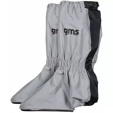 Gms LUX Reflective Gray Motorcycle Rain Boot Cover