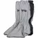 Gms LUX Reflective Gray Motorcycle Rain Boot Cover