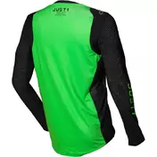 Moto Cross Enduro Jersey Just1 J-FLEX Aria Green Fluo Black