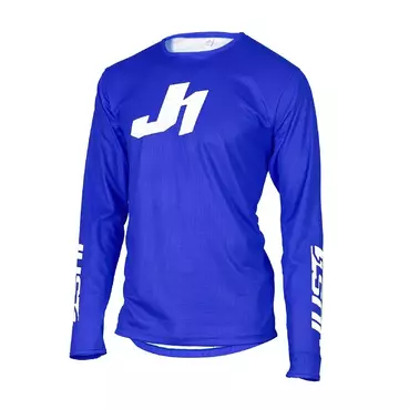 Just1 J-ESSENTIAL SOLID Blue Moto Cross Enduro Jersey Child