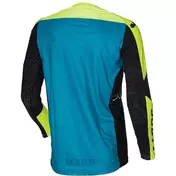 Just1 J-FLEX 2.0 Frontier Cross Enduro Moto Jersey Teal Black Yellow Fluo