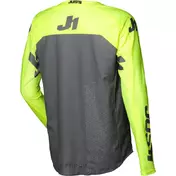 Just1 J-FORCE Terra Cross Enduro Motorcycle Jersey Gray Yellow Fluo