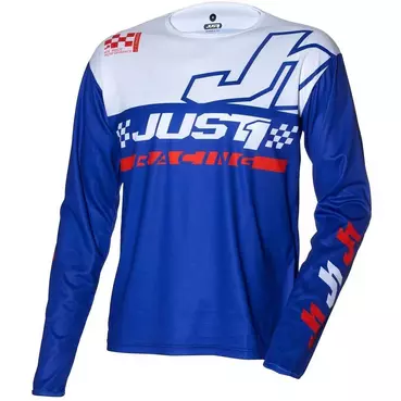 Just1 J-COMMAND Competition Cross Enduro Jersey Blue Red White