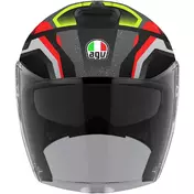 AGV IRIDES ZURIGO Jet Motorcycle Мотошлем Black Red Yellow Fluorescent