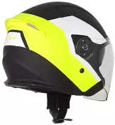 Moto Jet Мотошлем with Integrated Bluetooth Origin PALIO 2.0 BT EKO Black Yellow Fluo Matt