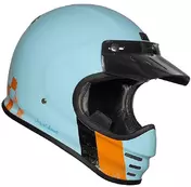 Integral Motorcycle Мотошлем Vintage 70s Origin VIRGO DANNY Polished Blue