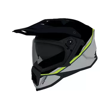 Acerbis Assault Мотошлем Black Yellow Matt Желтый
