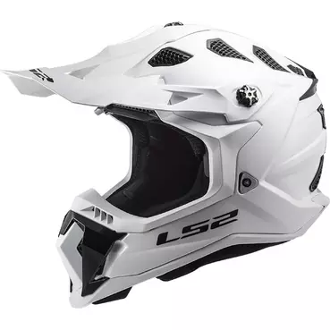 Moto Cross Enduro Мотошлем Ls2 MX700 SUBVERTER EVO Solid White