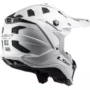 Moto Cross Enduro Мотошлем Ls2 MX700 SUBVERTER EVO Solid White