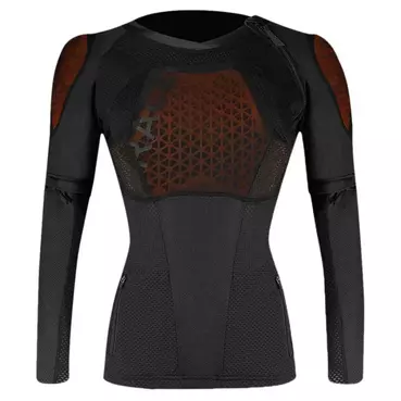 RACER Motion Top Woman Short Sleeve Protective Jersey Черный