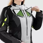 Rebelhorn HIKER IV Lady Women's Motorcycle мотокуртка Black Fluorescent Grey Yellow