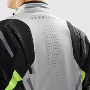 Rebelhorn HIKER IV Motorcycle мотокуртка Black Grey Fluorescent Yellow