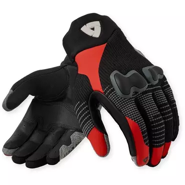 Rev'it Kinetic 2 Motorcycle мотоперчатки Black Red