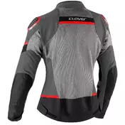 Clover AIRJET 6 LADY Perforated Women's Motorcycle мотокуртка Grey Red Black