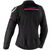 Clover AIRJET 6 LADY Perforated Women's Motorcycle мотокуртка Black Fuchsia White