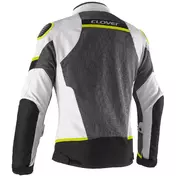 Clover AIRJET 6 Perforated Motorcycle мотокуртка Grey Black Yellow