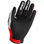 Motocross Enduro мотоперчатки Shot DRAW SKY Red
