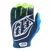Troy Lee Designs Air Jet мотоперчатки Blue Yellow Синий