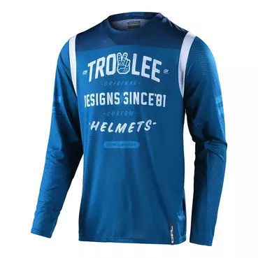 Troy Lee Designs Gp Air Roll Up Jersey Blue Синий