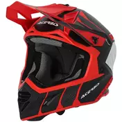 Acerbis X-Track 2206 Cross Enduro Motorcycle Мотошлем Black Red