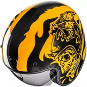 Hjc V31 FLAME MC3 Custom Jet Motorcycle Мотошлем