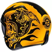 Hjc V31 FLAME MC3 Custom Jet Motorcycle Мотошлем