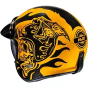 Hjc V31 FLAME MC3 Custom Jet Motorcycle Мотошлем