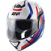 Modular Motorcycle Мотошлем P/J Givi X30 PULSAR White Blue Red
