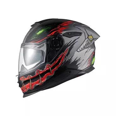 Nexx Y.100r Night Rider Мотошлем Titanium Matt Серый