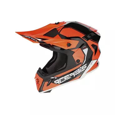 Acerbis X-track 2206 Мотошлем Orange Black Оранжевый