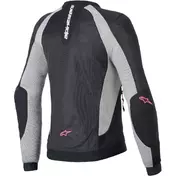 Alpinestars STELLA TROOP-AIR Women's Summer Motorcycle мотокуртка Black Grey Pink Fluorescent