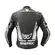 Berik Lj 9063 Leather мотокуртка Black White Черный