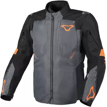 Macna Notch Motorcycle мотокуртка Black Grey Orange