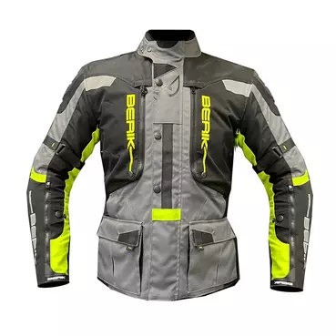 Berik Adventure мотокуртка Black Grey Yellow Серый