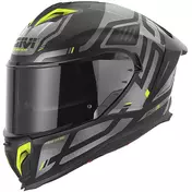 Givi 50.3 QUASAR Full Face Motorcycle Мотошлем Black Titanium Yellow
