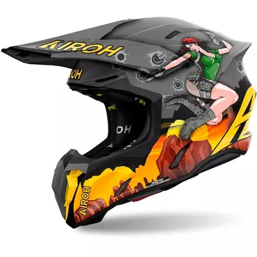 Airoh TWIST 3 ADVENTURE Matt Cross Enduro Motorcycle Мотошлем
