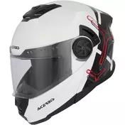Acerbis Rider P/J Multi Modular Motorcycle Мотошлем White Black