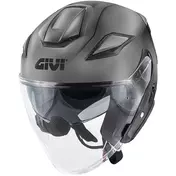 Givi X29 FIBRA Matt Titanium Jet Motorcycle Мотошлем