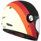 Integral Motorcycle Мотошлем Custom Origin VEGA PRIMITIVE Matt Orange Red Black