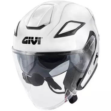 Givi X29 FIBRA Jet Motorcycle Мотошлем Glossy White