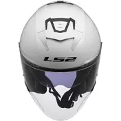 LS2 OF618 VERSO II SOLID Jet Motorcycle Мотошлем White