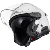 LS2 OF618 VERSO II SOLID Jet Motorcycle Мотошлем White