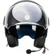 Befast CONNECT III Jet Motorcycle Мотошлем Matt Black With Integrated Intercom