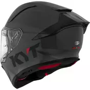 Full Face Touring Motorcycle Мотошлем Kyt R2R PLAIN Grey