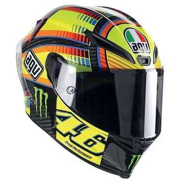 AGV PISTA GP SOLELUNA Черный/желтый Шлем