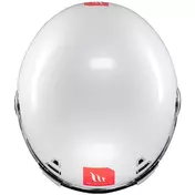 Custom Retro Motorcycle Мотошлем Mt Мотошлемss JARAMA SV SOLID A7 Glossy White