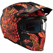 Trial Motorcycle Мотошлем Mt Мотошлемs STREETFIGHTER SV S HELLISH B5 Matt